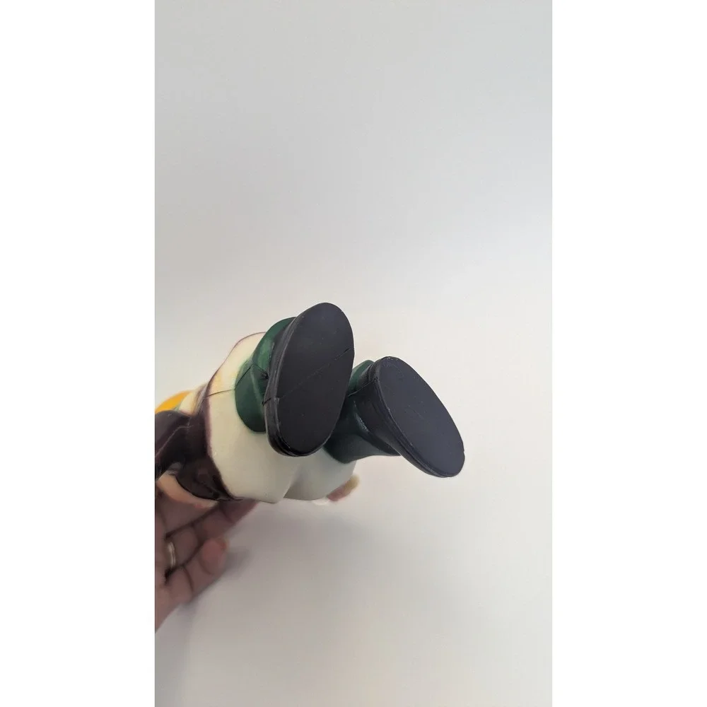 Vintage 1984 Carolites Boy Caroler Musical Christmas Plastic Ornament Works 6.5